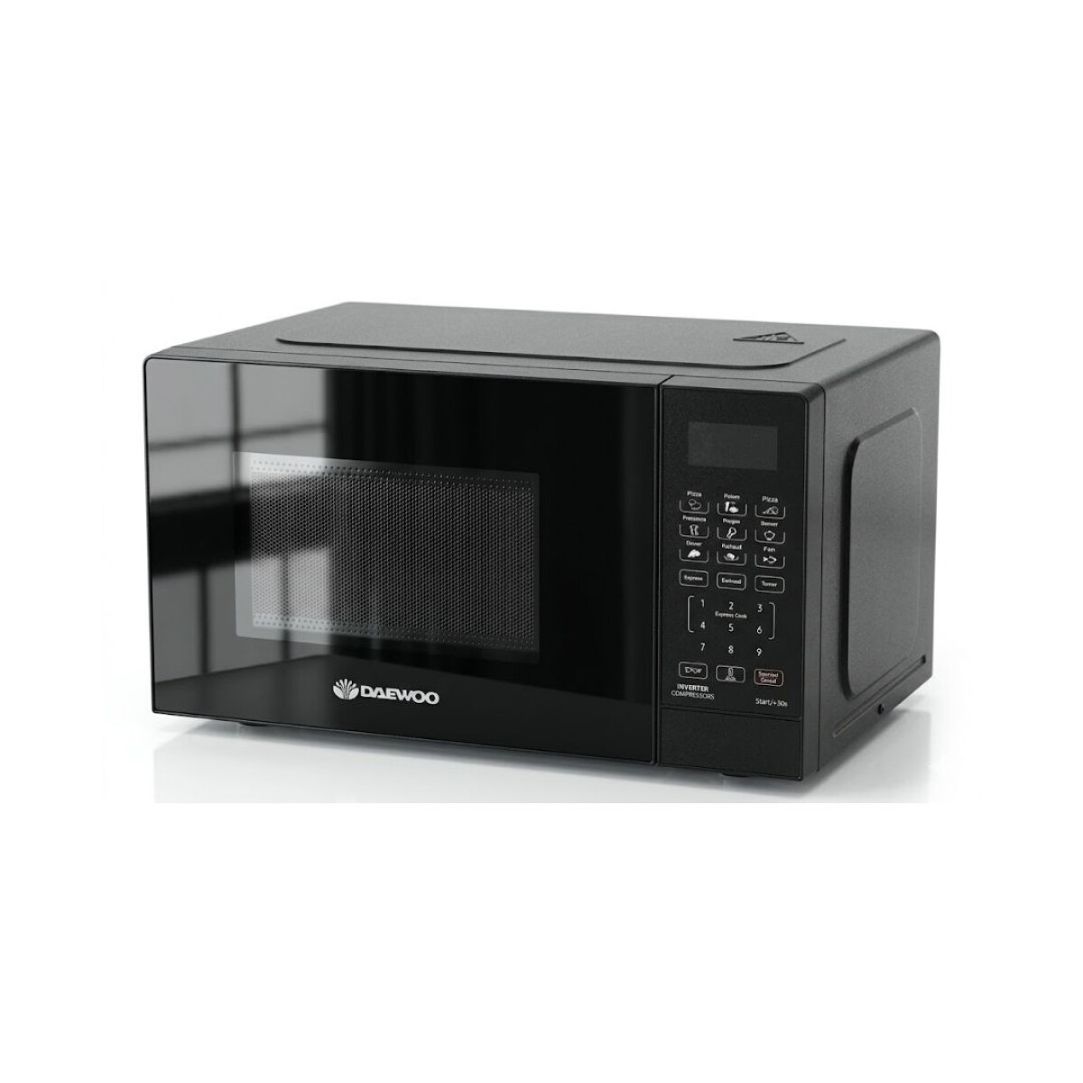 Microondas digital Daewoo | 20 Lts | Potencia 700w | Color negro 