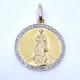 Medalla Con Imagen Religiosa En Oro 18K Y Diamantes Medalla Con Imagen Religiosa En Oro 18K Y Diamantes