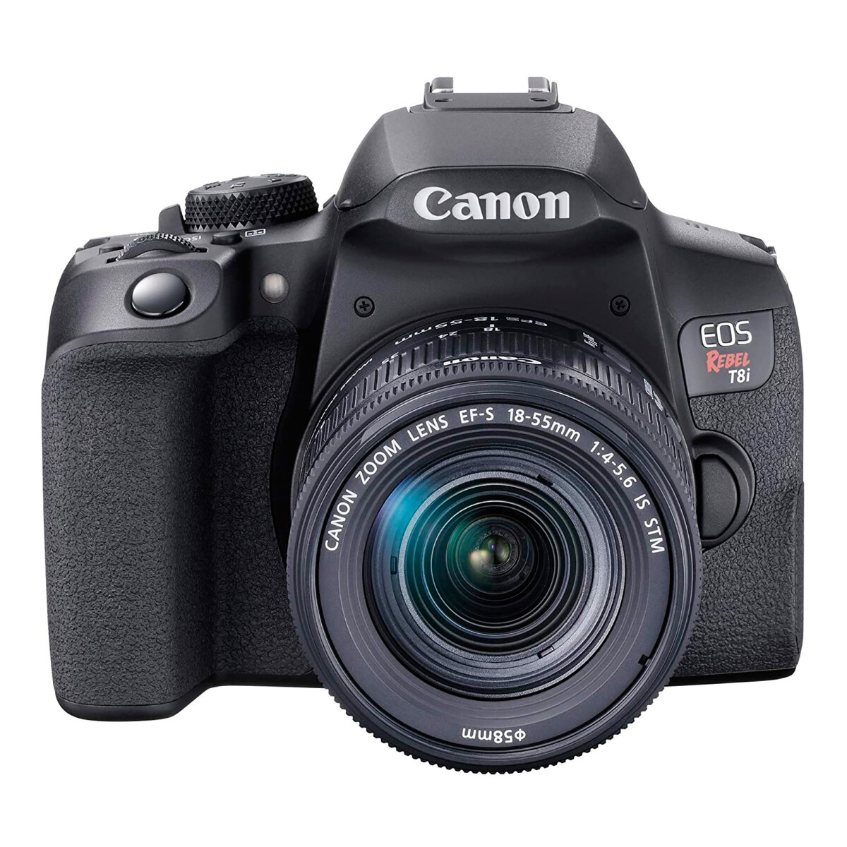 Canon - Cámara Digital Slr Eos Rebel T8I - 24,1MP. Cmos. Digic 8. 3'' Táctil Lcd. Ef-s 18-55MM. 4K. - 001 