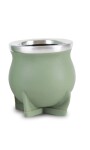 MATE DE CERÁMICA CHICO DELTA MENTA PASTEL GRANEADO FINO
