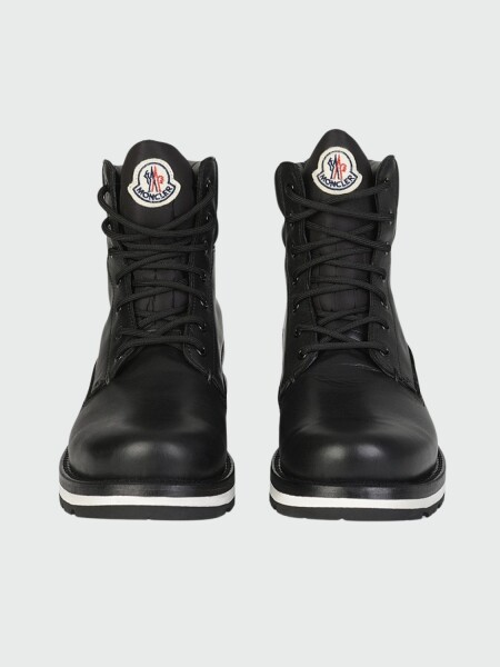 Moncler -Botas de cuero acordonadas, Vancouver Negro