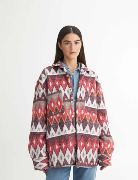 Sobrecamisa Gretchen Rojo