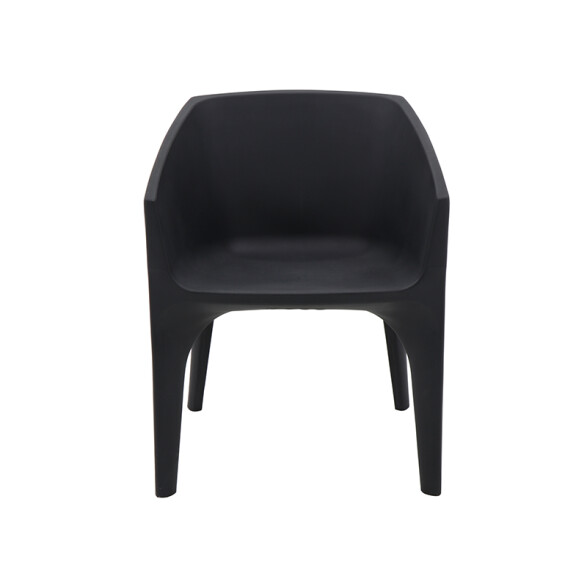 Sillón de polietileno "PACO" grafito -TRAMONTINA TD0700