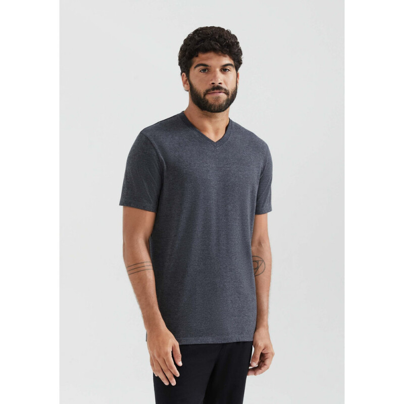 CAMISETA MM MASC PRETO MESCLA