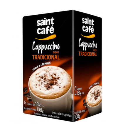 Café SAINT cappuccino stick x6u 18gr Tradicional