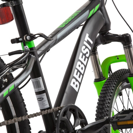 Bicicleta Infantil Bebesit Kyson Rodado 20 con Suspensión Verde