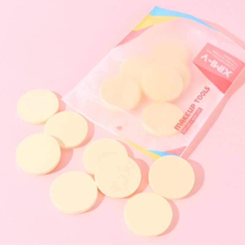 Pack Esponjitas De Maquillaje Circulares - 14 Uni - Amarillo Pack Esponjitas De Maquillaje Circulares - 14 Uni - Amarillo
