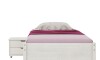 Cama Madera Maciza Con Cajones - 1 plaza - Linea charme Blanco