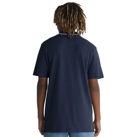Remera Vans Halecrest Polo Shirt Azul