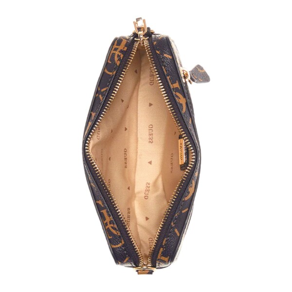 BANDOLERA GUESS REA MINI SG896374 Marrónuniforme
