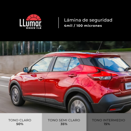 Polarizado Camioneta. Marca: Llumar. Tono: Claro. 100 Micrones Polarizado Camioneta. Marca: Llumar. Tono: Claro. 100 Micrones