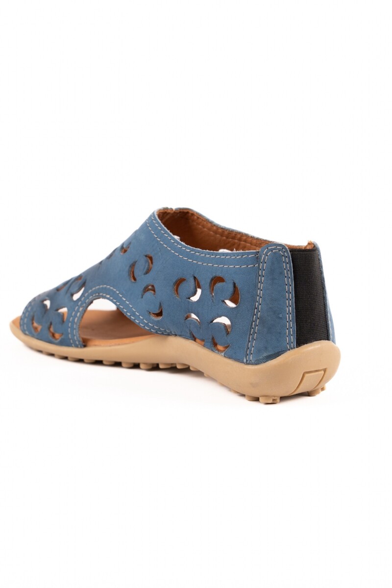 Sandalia Circulos Azul
