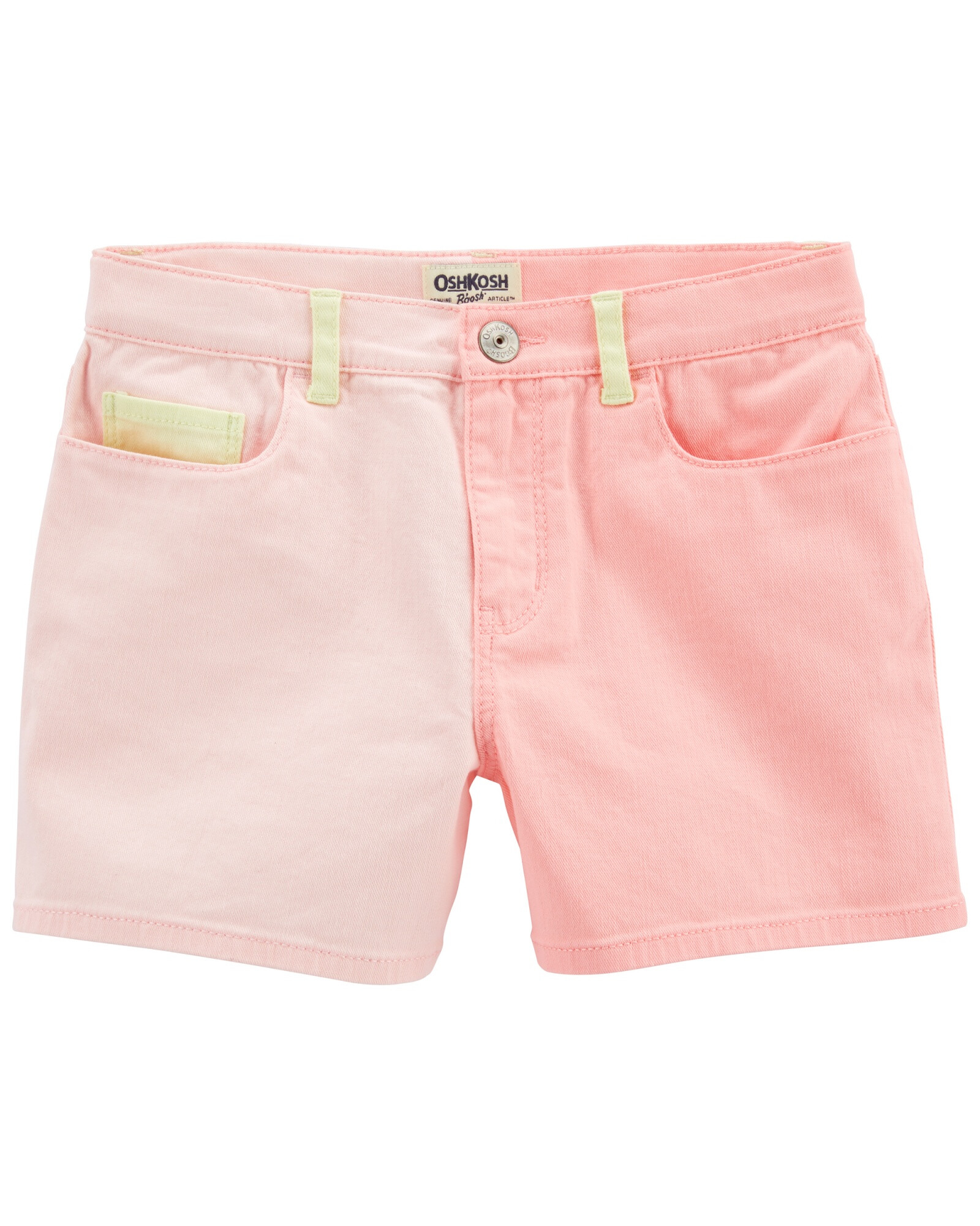 Short jean diseño colorblock. Talles 6-14 Sin color