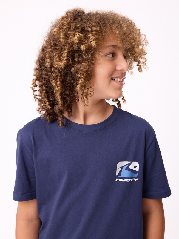 T-SHIRT KOMMA TEEN RUSTY Navy