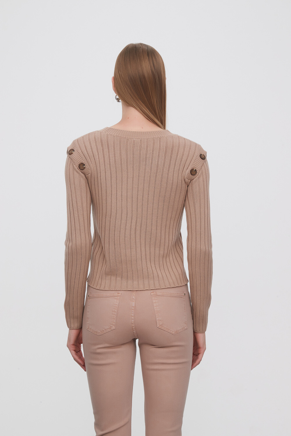 Sweater Delec Beige Oscuro
