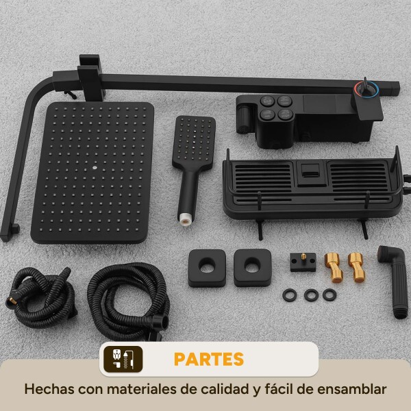Duchero Barral Exterior Monocomando Baño Display Temperatura Duchero Barral Exterior Monocomando Baño Display Temperatura