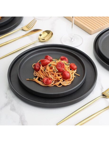 PLATO DE MESA STONEWARE D26.5x2CM TOKIO NEGRO PLATO DE MESA STONEWARE D26.5x2CM TOKIO NEGRO