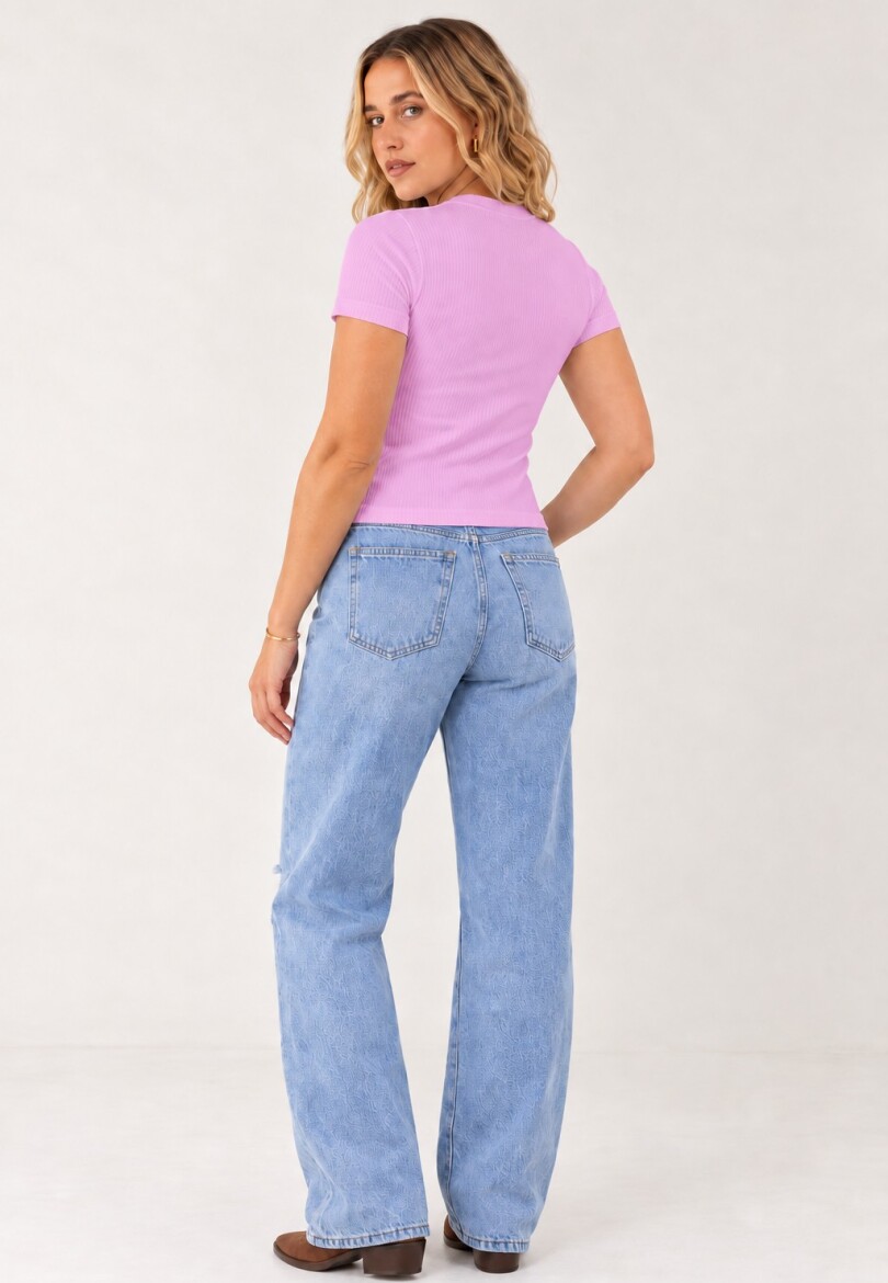 Remera Básica Violeta