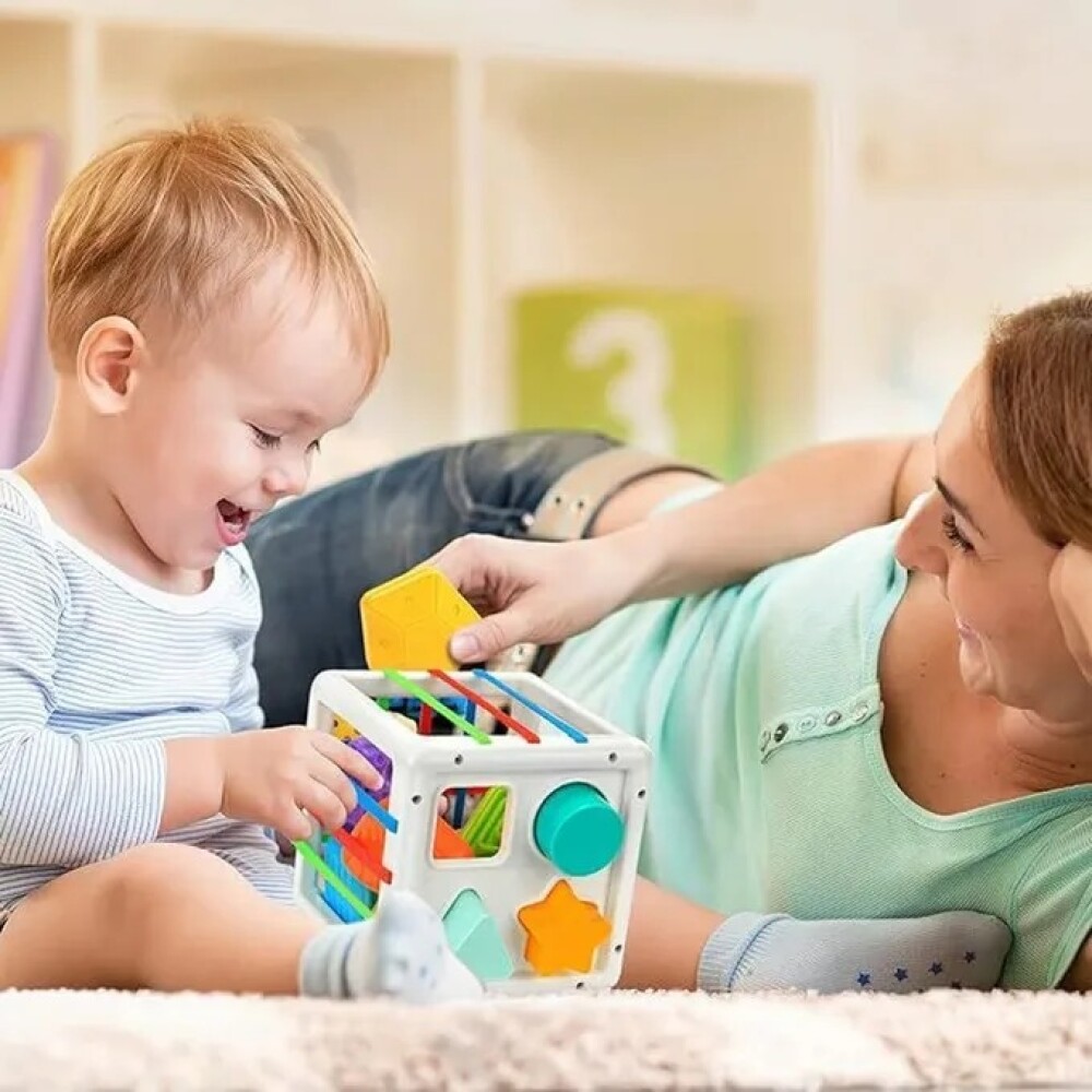 Cubo de actividades 7 en 1 montessori BUBA Cubo de actividades 7 en 1 montessori BUBA