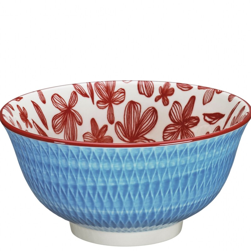 Bowl AMICI rombos azules 15,5 cm Bowl AMICI rombos azules 15,5 cm