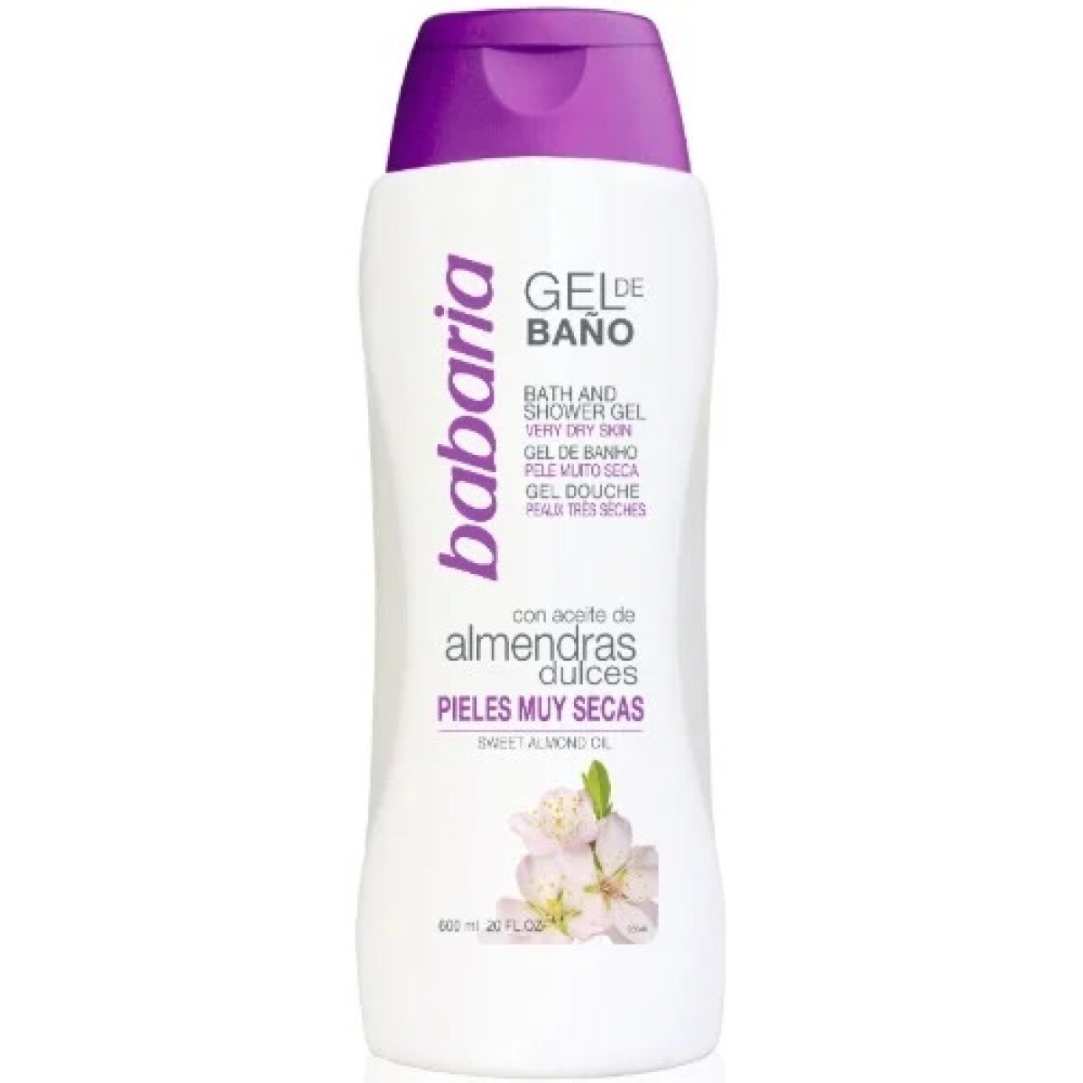 Gel de Ducha Babaria Almendras 600 ml 
