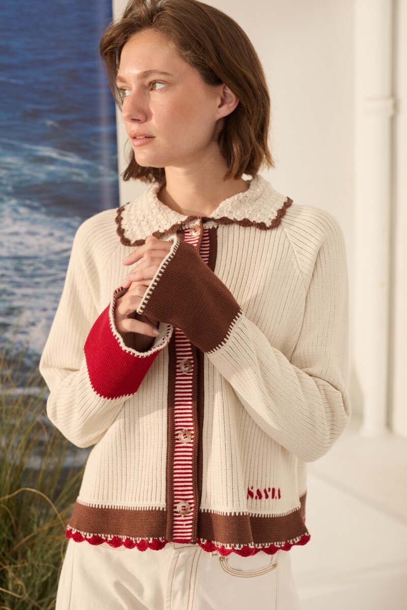 CARDIGAN OLA - Crudo 