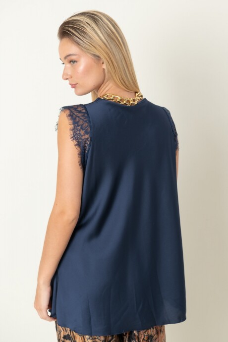 BLUSA AMMOLITA Azul