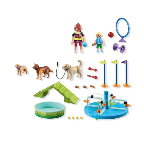 Parque De Entrenamiento Perros Playmobil 61 Piezas