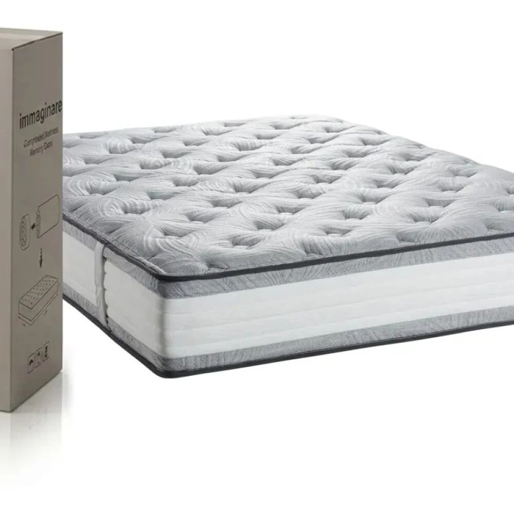 SOMMIER QUEEN TOKIO EN CAJA CON GEL FRÍO HÍBRIDO RESORTES SOMMIER QUEEN TOKIO EN CAJA CON GEL FRÍO HÍBRIDO RESORTES