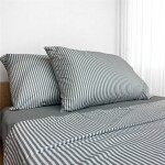 JUEGO DE SABANAS ALGODON 180H QUEEN 160x200+35CM RAYAS GRIS CANNON JUEGO DE SABANAS ALGODON 180H QUEEN 160x200+35CM RAYAS GRIS CANNON