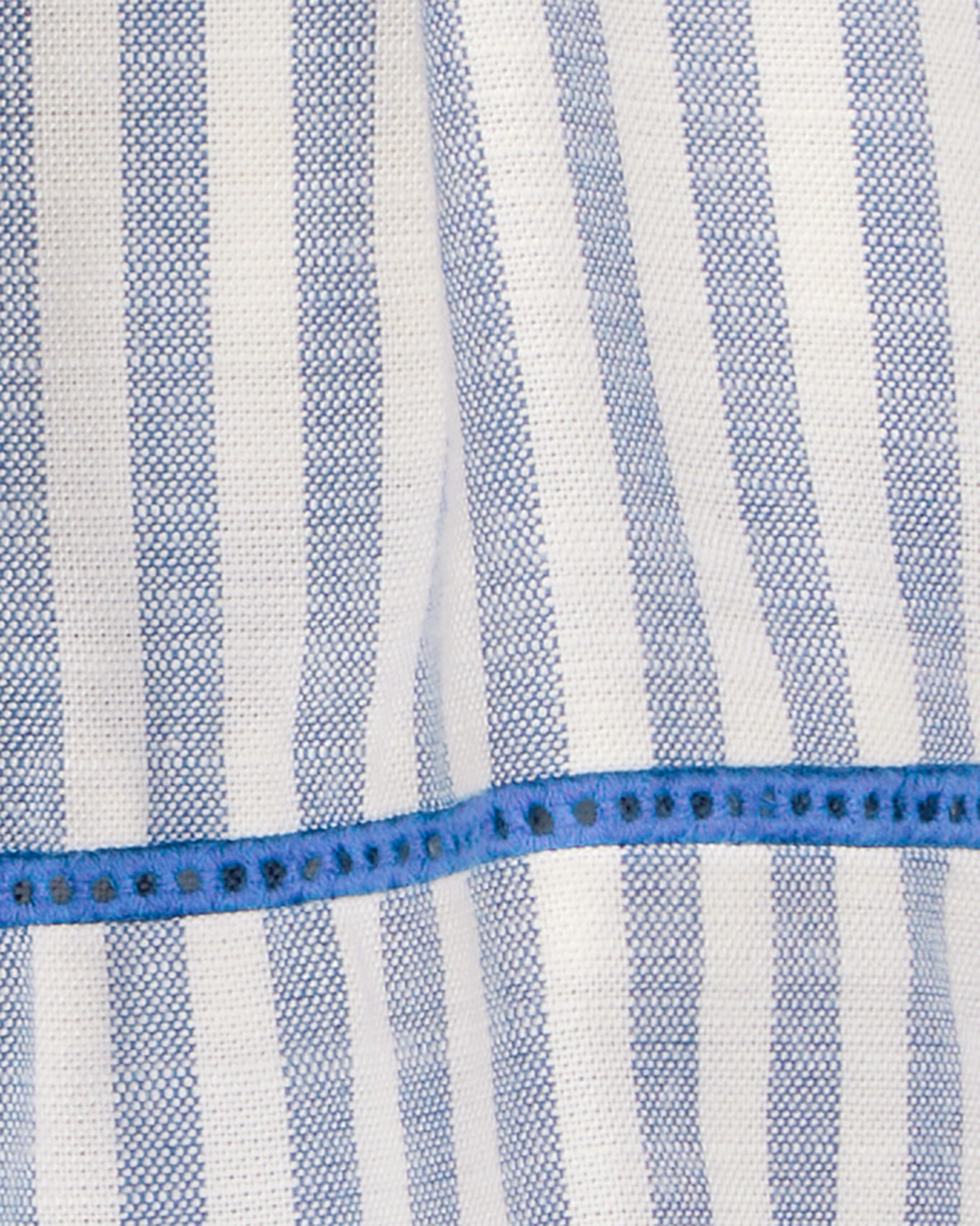 Pollera short de viscosa, diseño a rayas Sin color