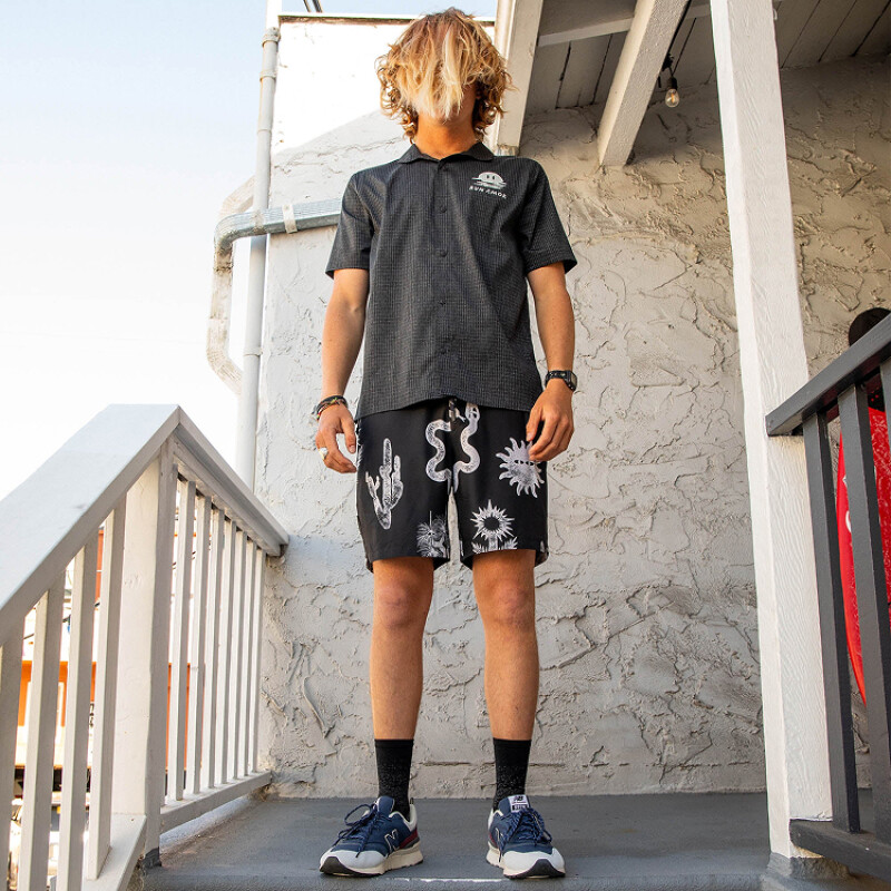 Bermuda Roark Serrano 7" - Negro Bermuda Roark Serrano 7" - Negro