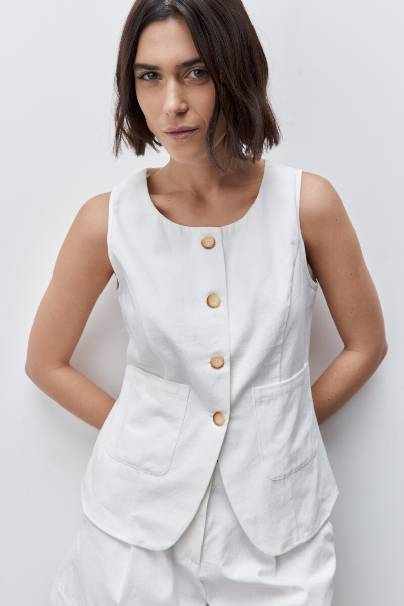 CHALECO CONA Blanco