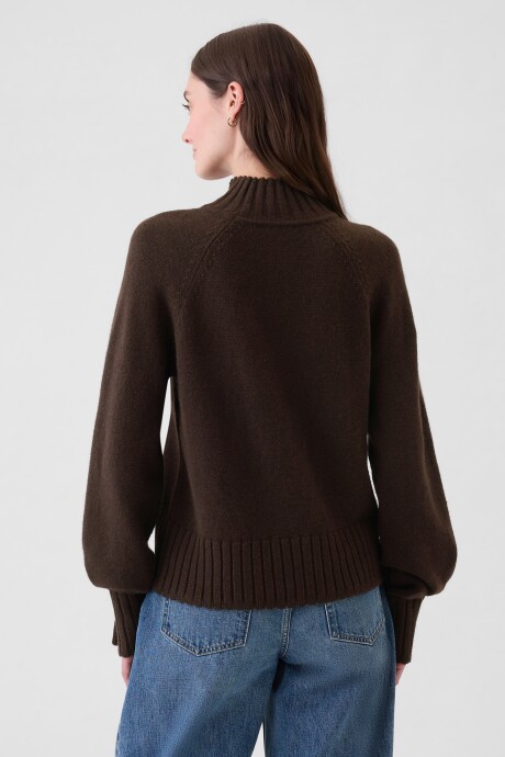 Buzo Polera Cashsoft Mujer Terra Brown
