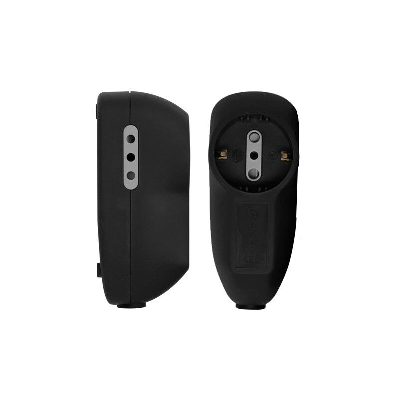 ALARGUE SCHUKO + 2P+T Alargue Schuko + 2(2P+T) 10A 2.5m Negro