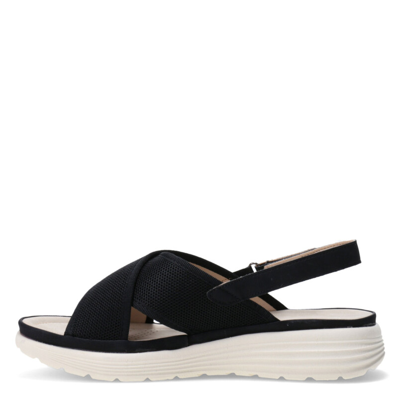 Sandalias de Mujer Lady Confort CHAPELLE con tiras cruzadas Negro