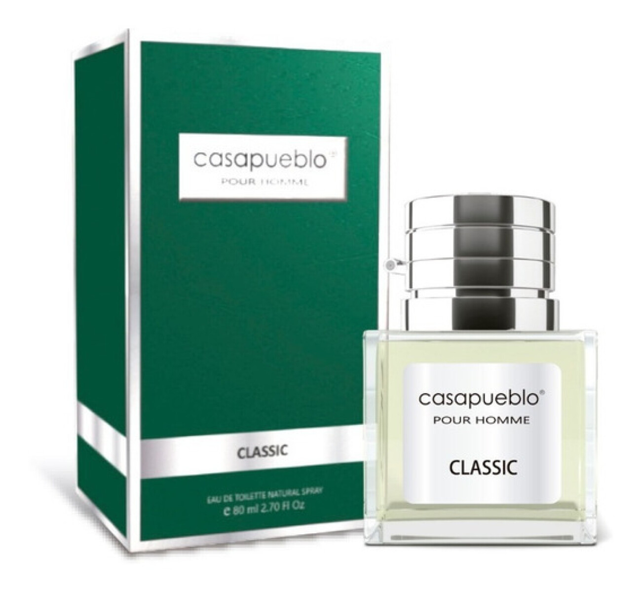 Perfume Casa Pueblo Pour Homme Classic EDT 80 ml – Elegancia Masculina Atemporal