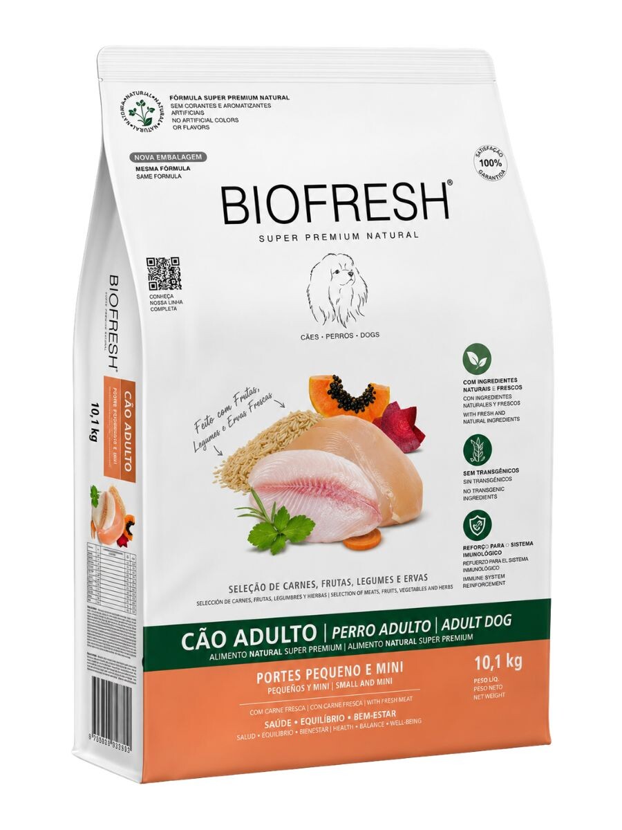 BIOFRESH PERRO ADULTO RAZA PEQUEÑA - 3 KG 