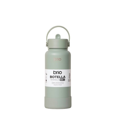 Botella Térmica brio 950ml Acero Inoxidable Oliva