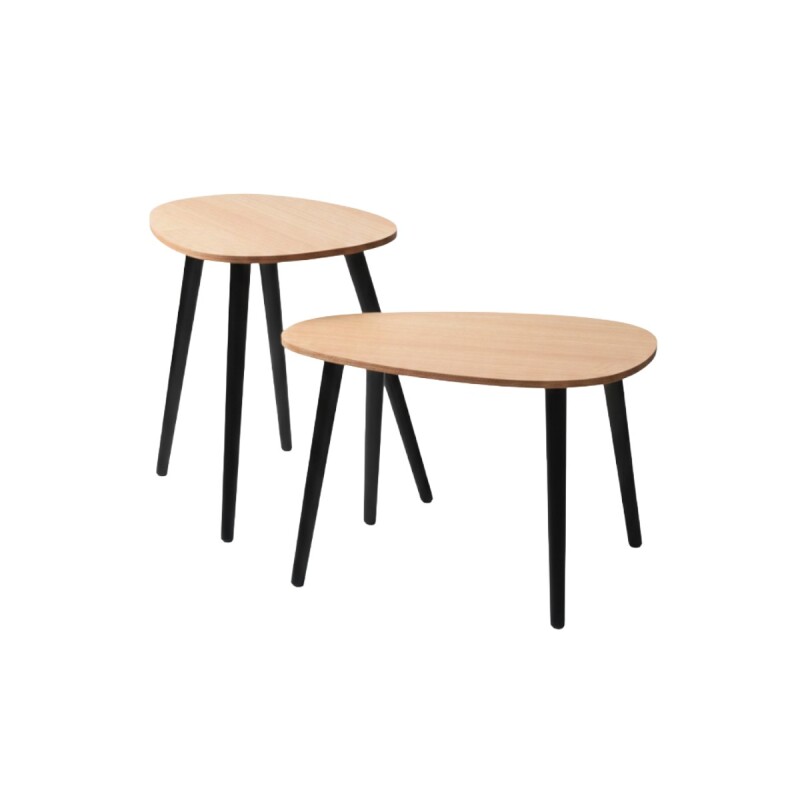 SET MESA CENTRO OVAL 2PZAS Unica