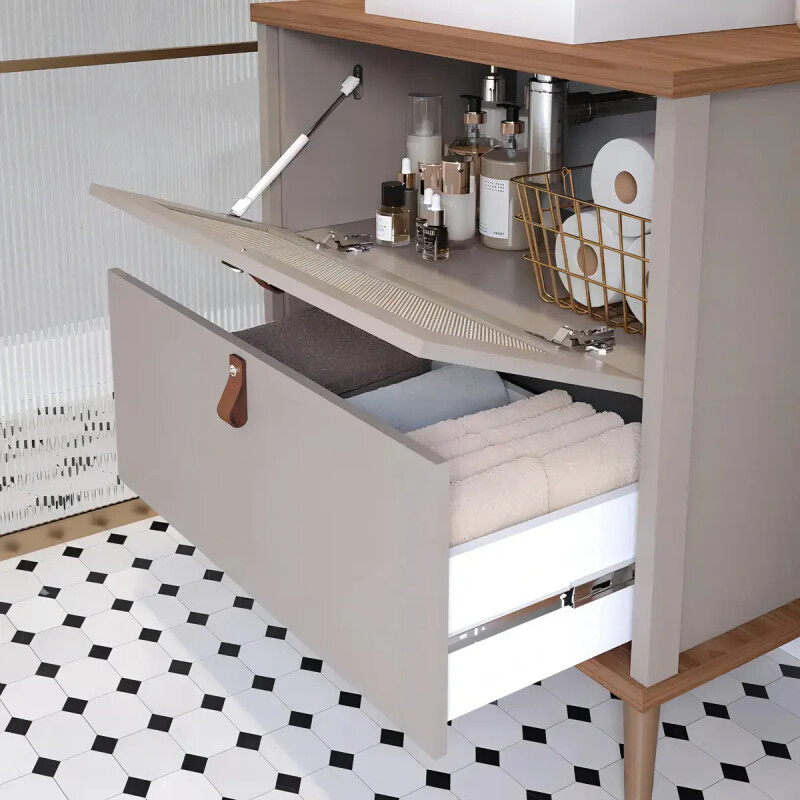 Mueble de baño Veneto con bañera de 60 cm Capuccino/Freijo Color de los muebles CAPPUCCINO/FREIJO Mueble De Baño Veneto Con Bañera De 60 Cm Capuccino/freijo Color De Los Muebles Cappuccino/freijo