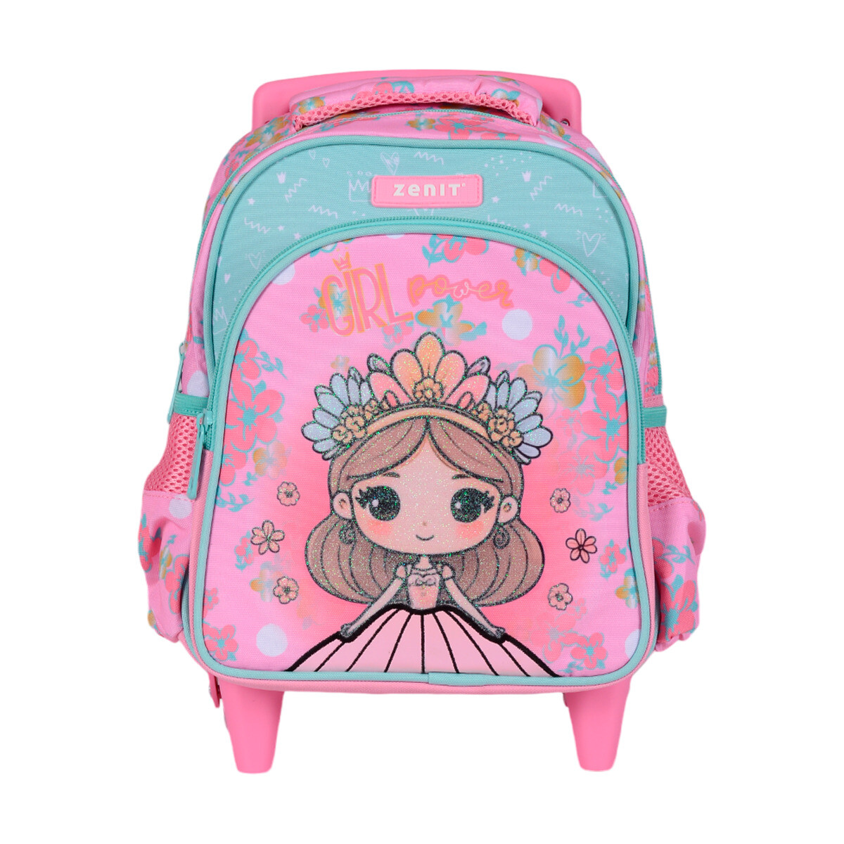 MINI MOCHILA CON CARRO WHEELY PRINCESS 
