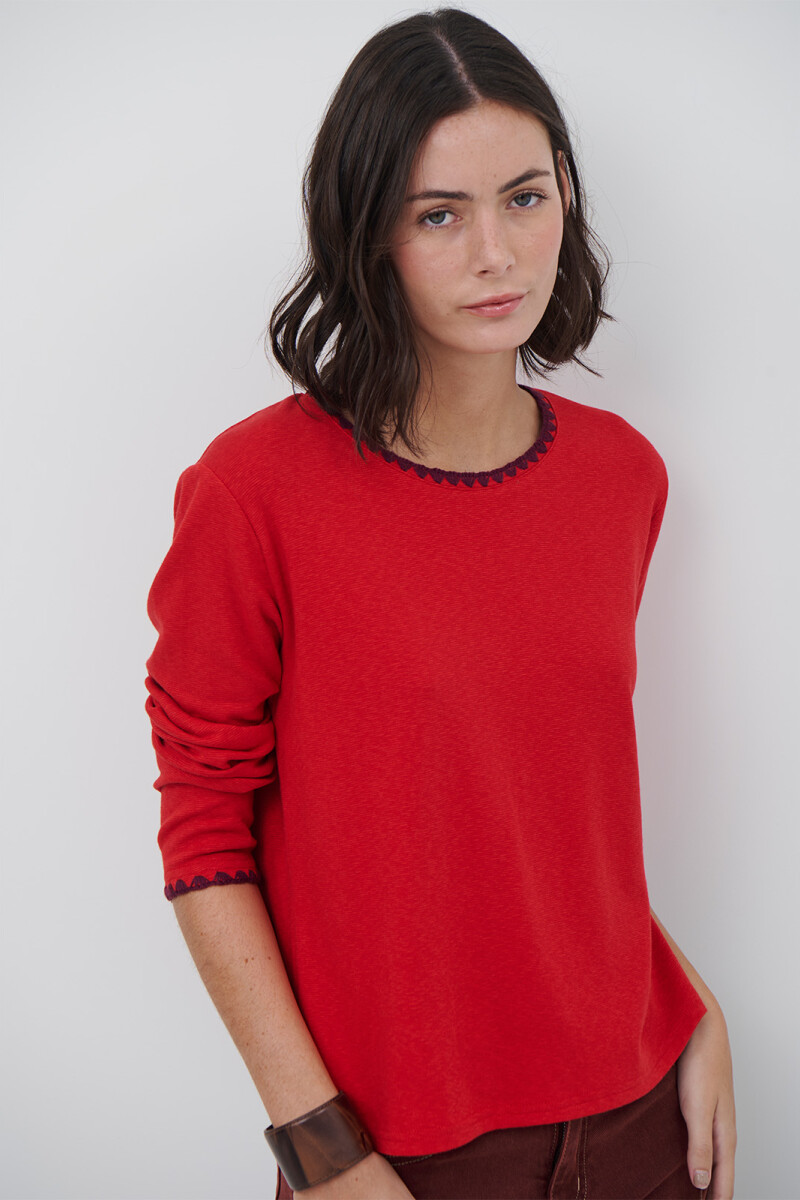 REMERA PIPPA ROJO