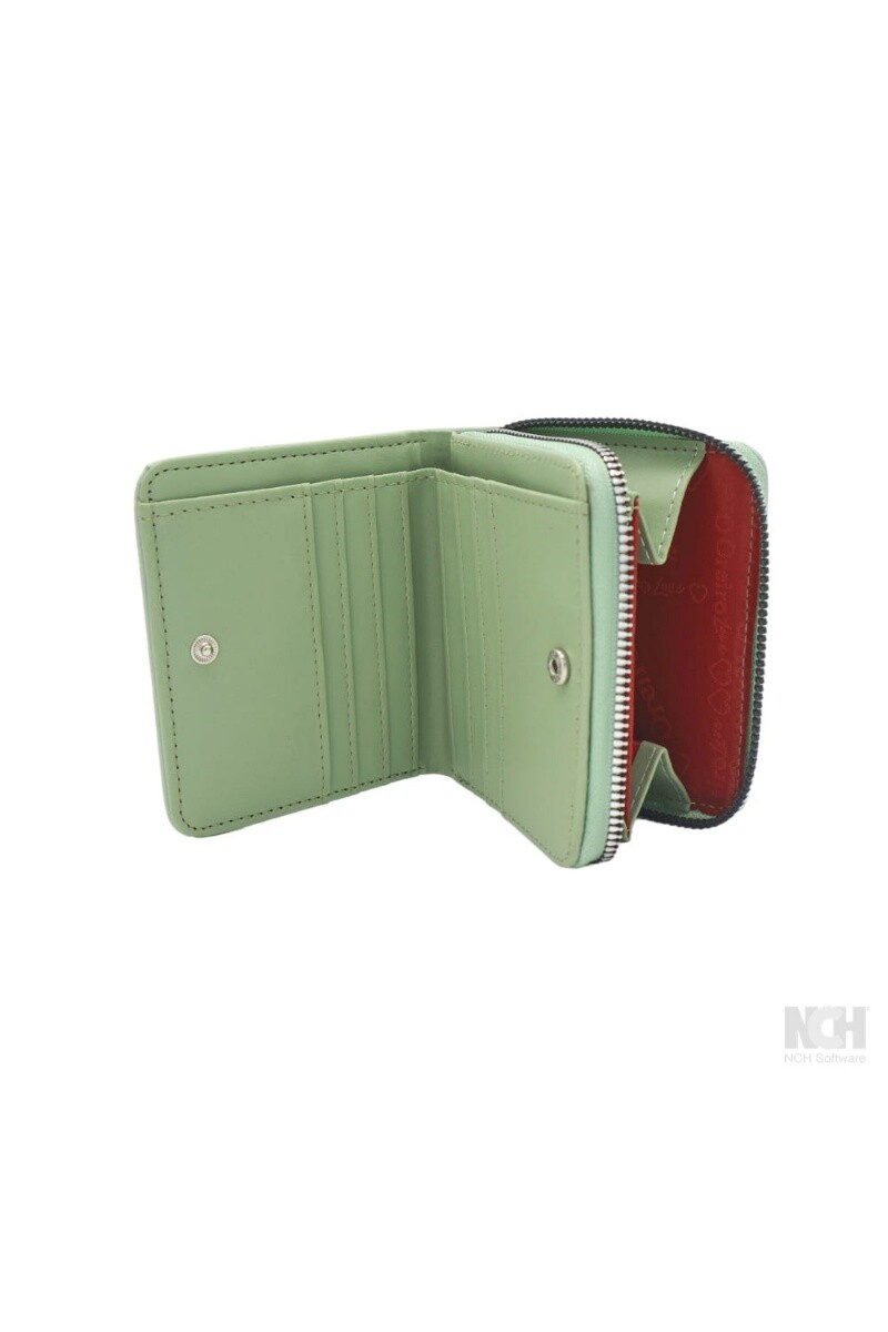 Billetera Las Oreiro Verde Aqua