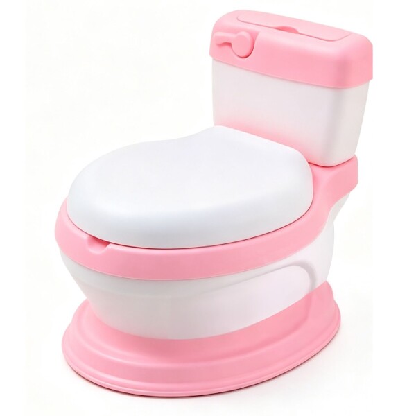 Pelela inodoro para bebes y niños con tapa y asiento infantil IMBACK Color Rosa Pelela inodoro para bebes y niños con tapa y asiento infantil IMBACK Color Rosa