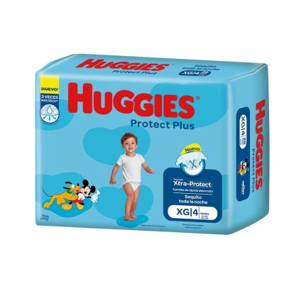 Pañales Huggies Protect Plus Unisex XG X52