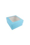 Caja 20x20x9,5 c/visor. CELESTE
