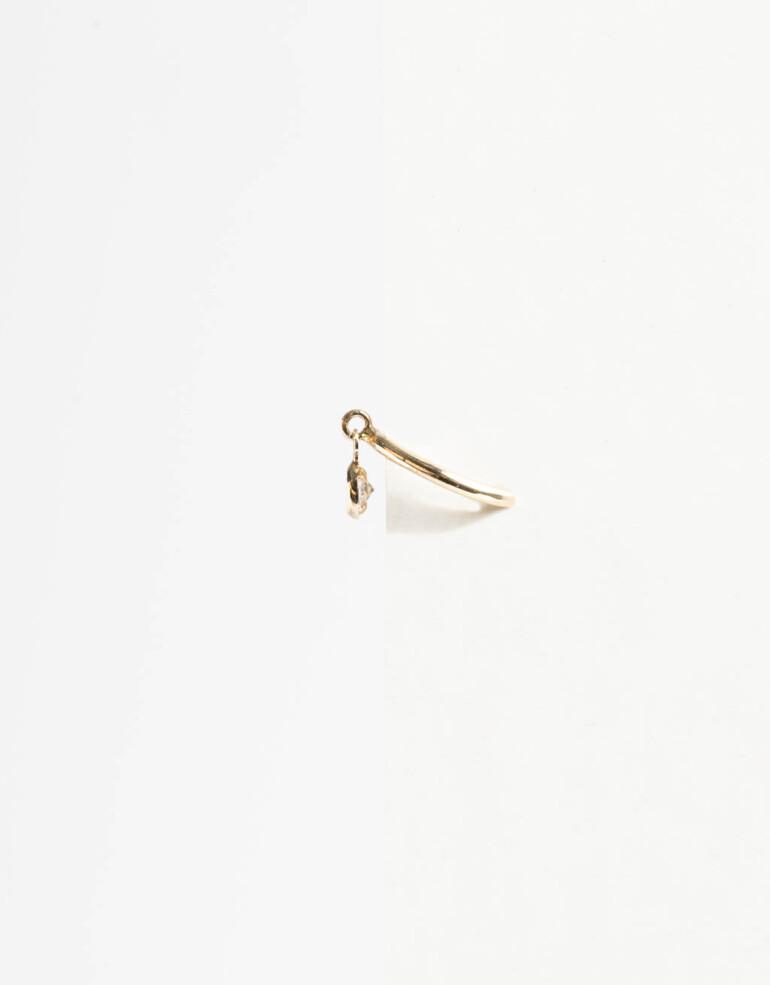 Bijou Cuff Strass Earcuff Con Cubic - Dorado