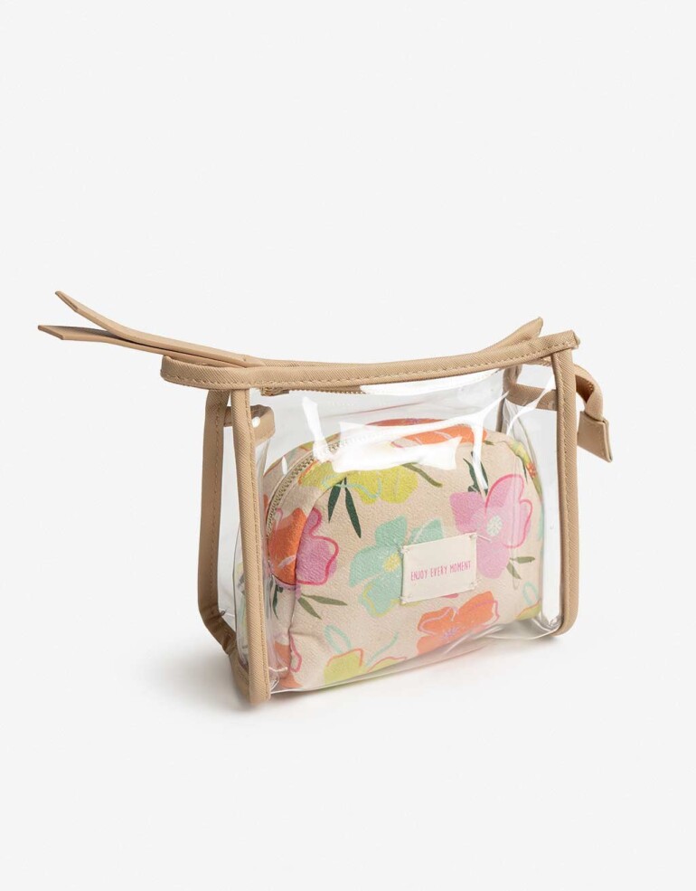 Porta Cosméticos Porta Cosméticos - Estampado Flores