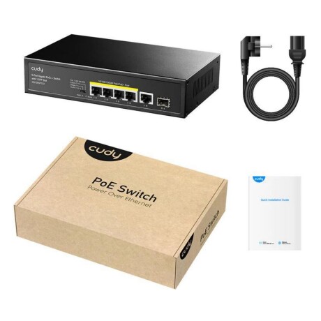 Switch Cudy 5 Puertos Poe Gigabit + 1 Sfp 001